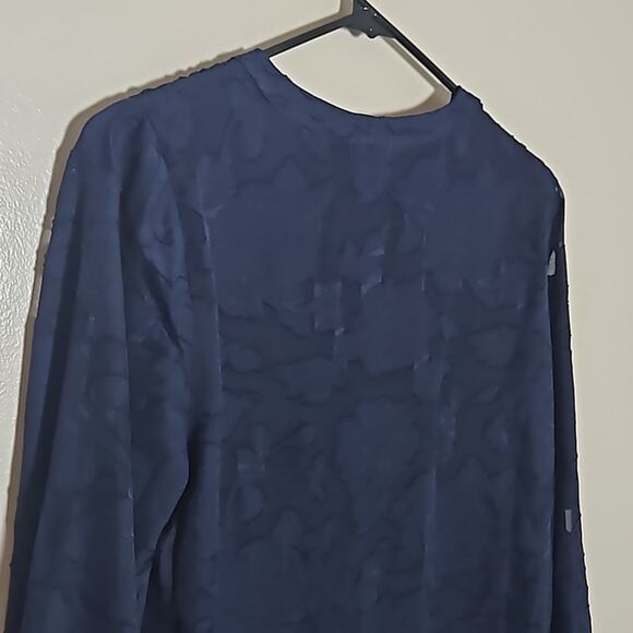 NWT Mason & Belle Romantic Navy Boho Blouse Sz Small - Picture 9 of 12
